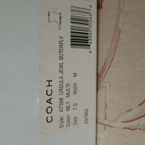 #12 PRICE REDUCED COACH Ursula Jewel Butterfly Rain boots NIB=NWT - Picture 4 of 12